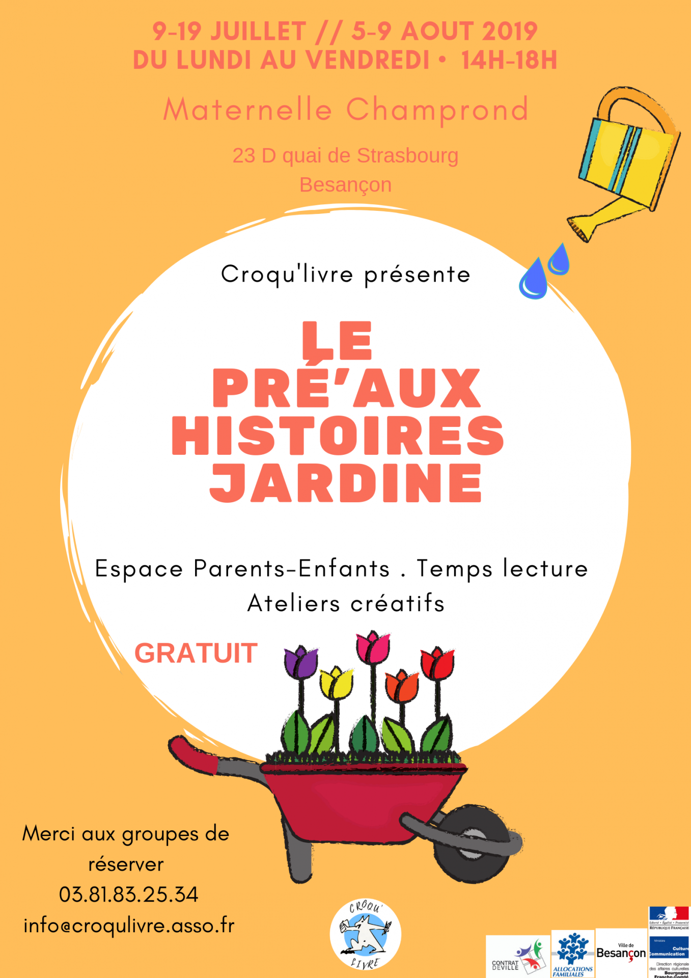 Croqu livre pre aux histoires 2019 poster 1